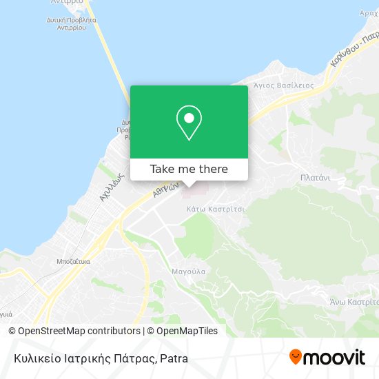 Κυλικείο Ιατρικής Πάτρας map
