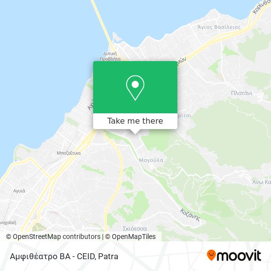 Αμφιθέατρο ΒΑ - CEID map