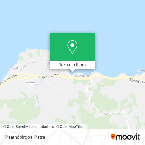 Psathópirgos map