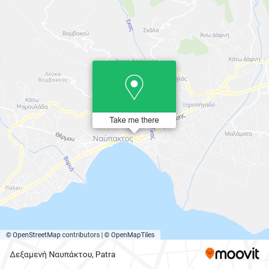 Δεξαμενή Ναυπάκτου map