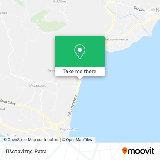 Πλατανίτης map