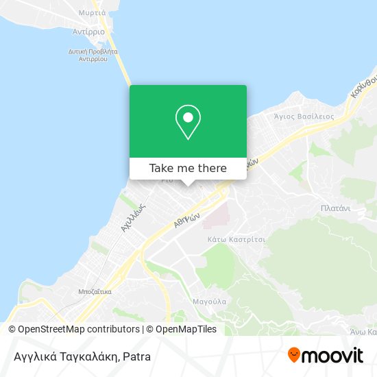 Αγγλικά Ταγκαλάκη map