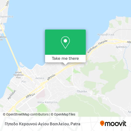 Γήπεδο Κεραυνού Αγίου Βασιλείου map