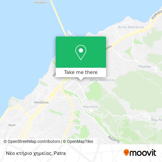Νέο κτήριο χημείας map