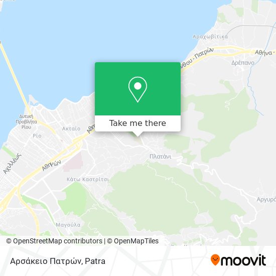 Αρσάκειο Πατρών map