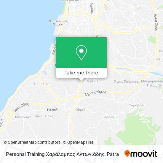 Personal Training   Χαράλαμπος Αντωνιάδης map