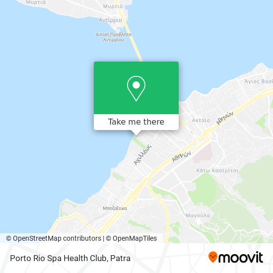 Porto Rio Spa Health Club map