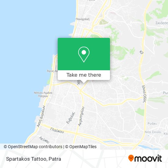 Spartakos Tattoo map