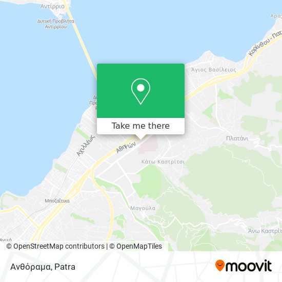 Ανθόραμα map