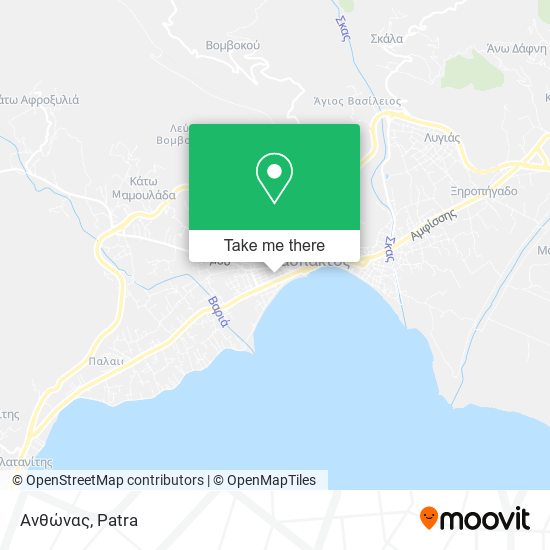 Ανθώνας map