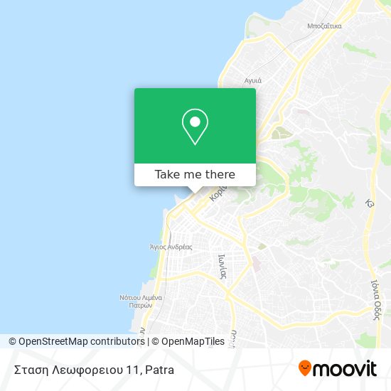 Σταση Λεωφορειου 11 map