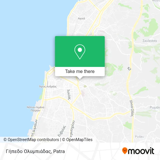 Γήπεδο Ολυμπιάδας map