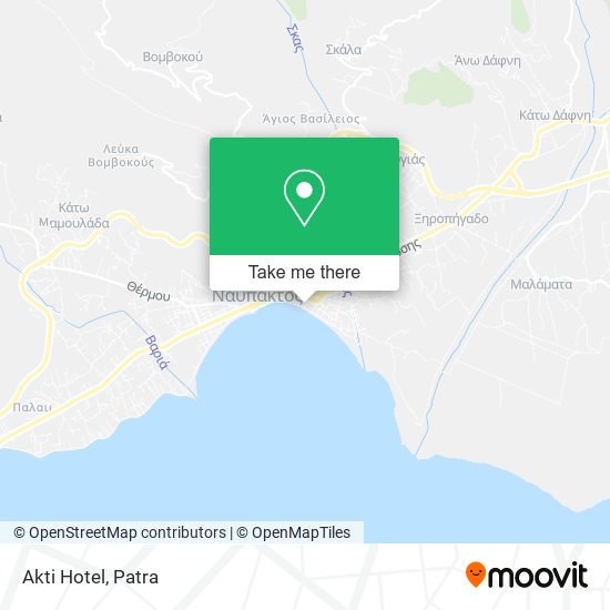 Akti Hotel map