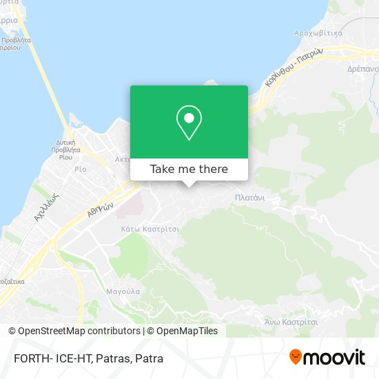 FORTH- ICE-HT, Patras map
