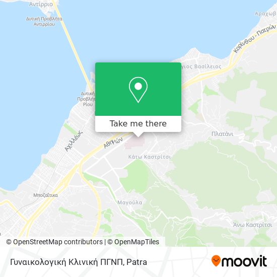 Γυναικολογική Κλινική ΠΓΝΠ map