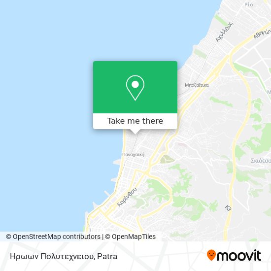 Ηρωων Πολυτεχνειου map