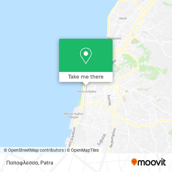 Παπαφλεσσα map