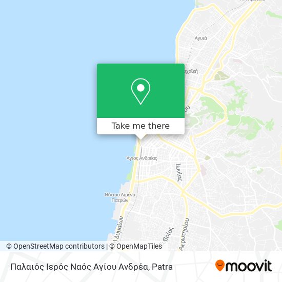 Παλαιός Ιερός Ναός Αγίου Ανδρέα map