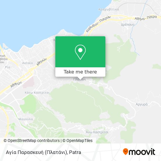 Αγία Παρασκευή (Πλατάνι) map