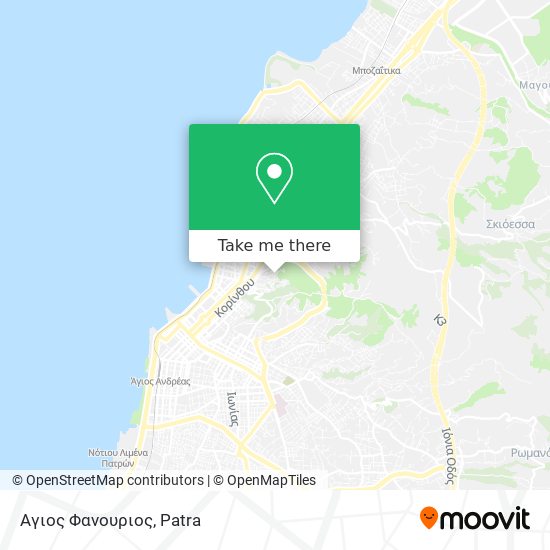 Αγιος Φανουριος map