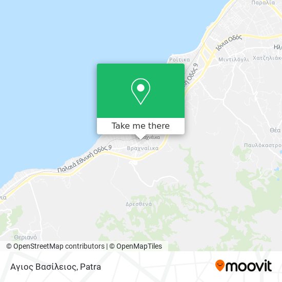 Αγιος Βασίλειος map
