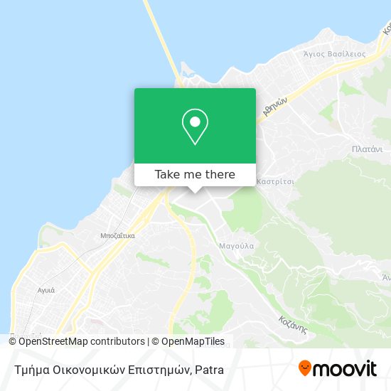 Τμήμα Οικονομικών Επιστημών map