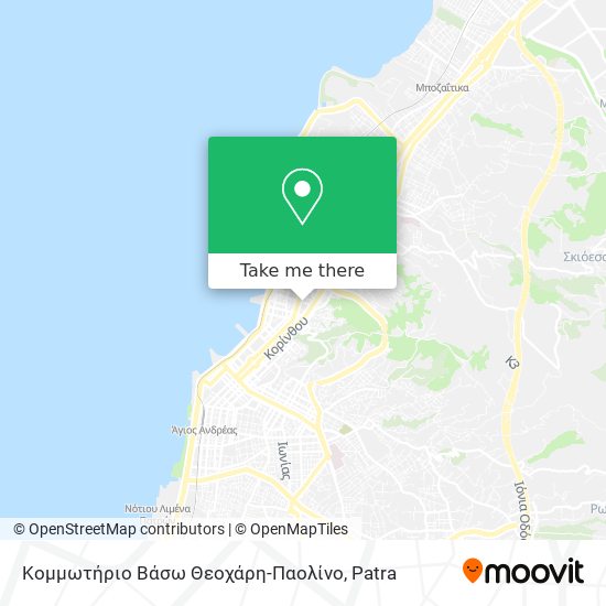 Κομμωτήριο Βάσω Θεοχάρη-Παολίνο map