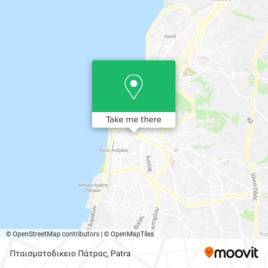 Πταισματοδικειο Πάτρας map