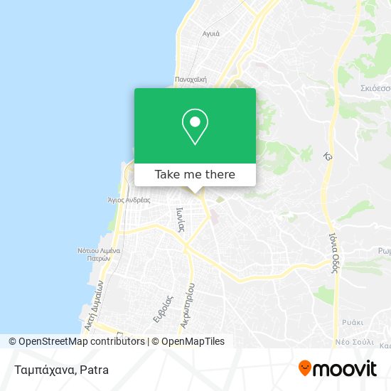 Ταμπάχανα map
