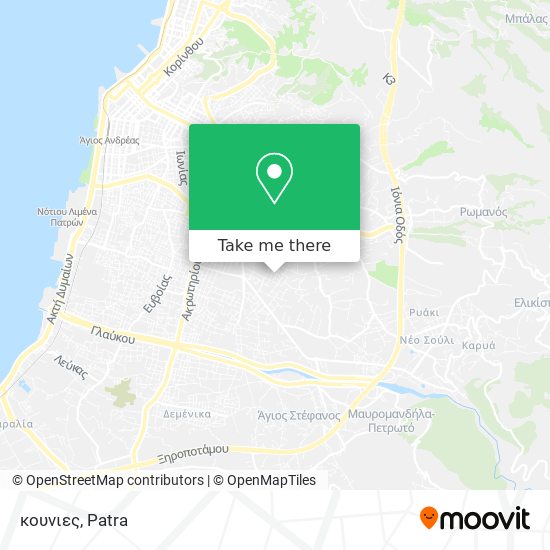 κουνιες map