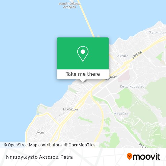 Νηπιαγωγείο Ακταιου map