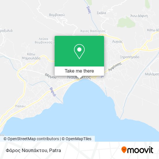 Φάρος Ναυπάκτου map