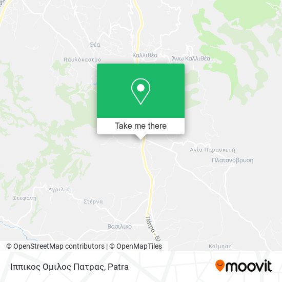 Ιππικος Ομιλος Πατρας map