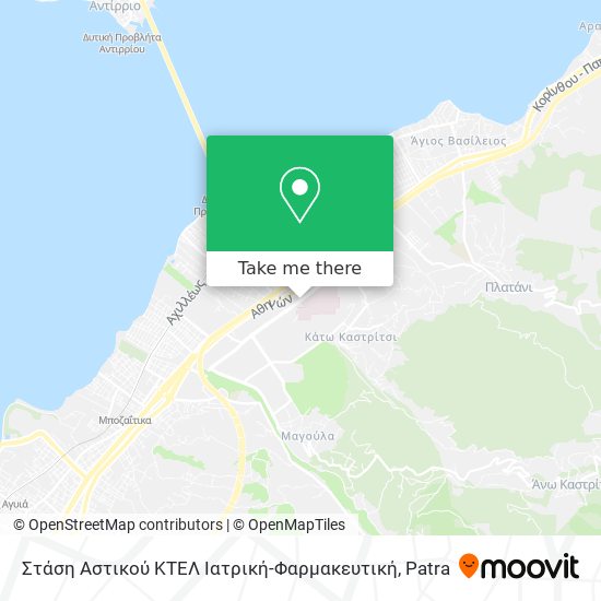 Στάση Αστικού ΚΤΕΛ  Ιατρική-Φαρμακευτική map
