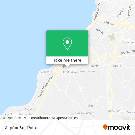 Ακρόπολις map