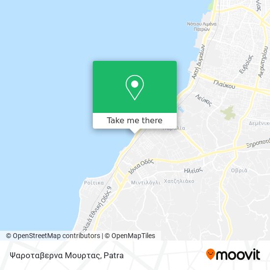 Ψαροταβερνα Μουρτας map
