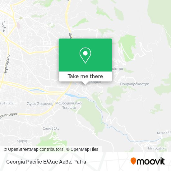 Georgia Pacific Ελλας Αεβε map