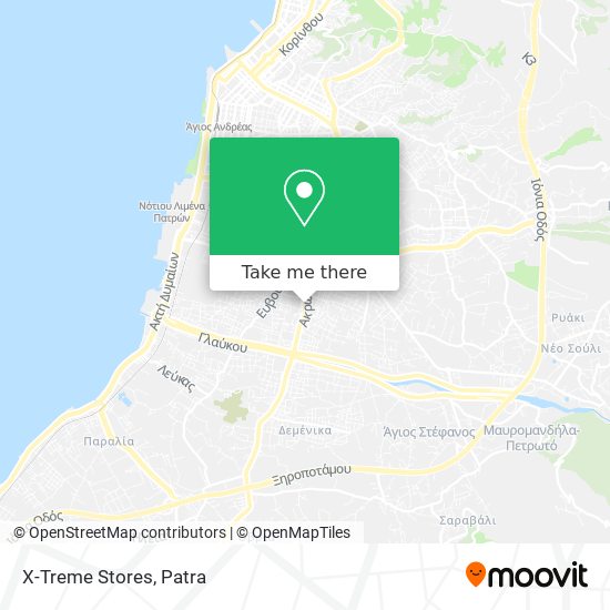 X-Treme Stores map