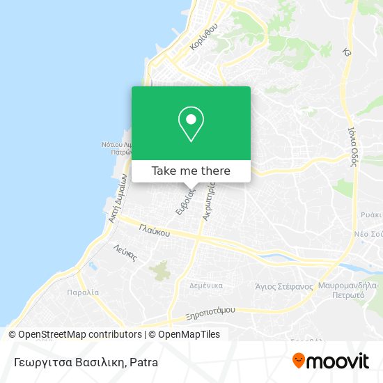 Γεωργιτσα Βασιλικη map