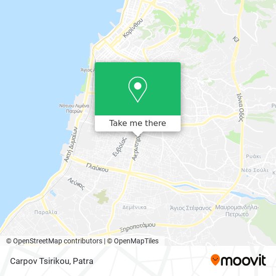 Carpov Tsirikou map