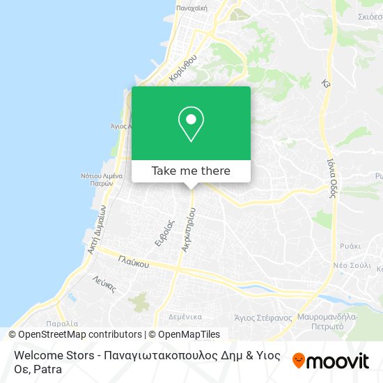 Welcome Stors - Παναγιωτακοπουλος Δημ & Υιος Οε map
