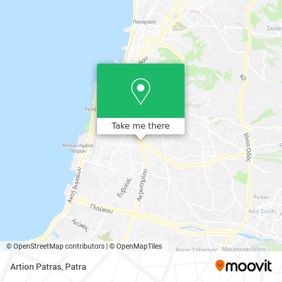 Artion Patras map