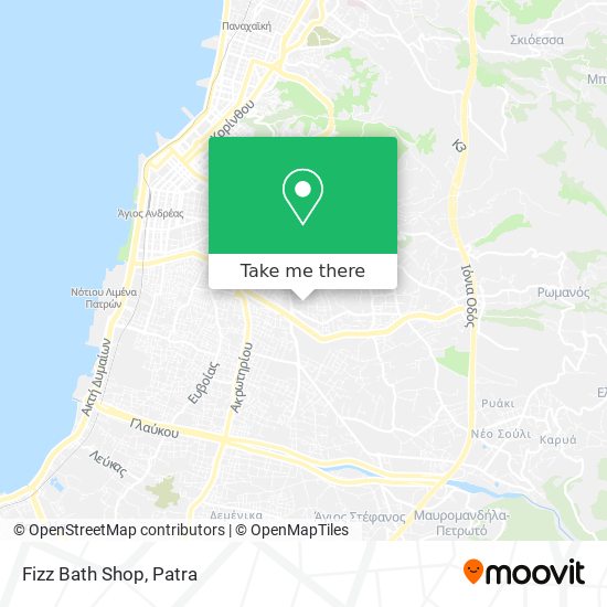 Fizz Bath Shop map