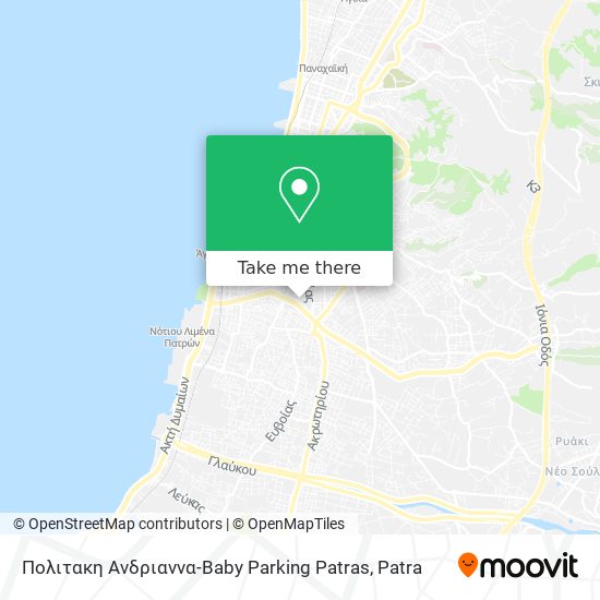 Πολιτακη Ανδριαννα-Baby Parking Patras map