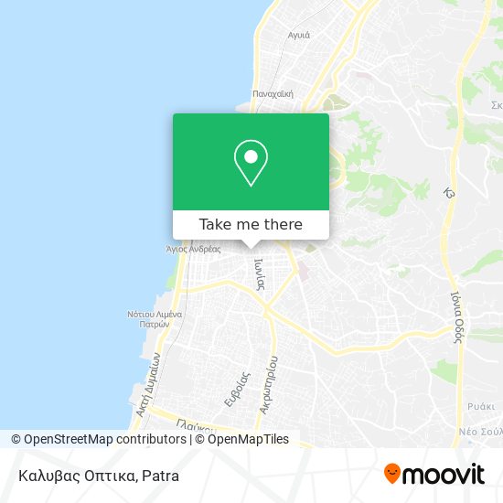 Καλυβας Οπτικα map