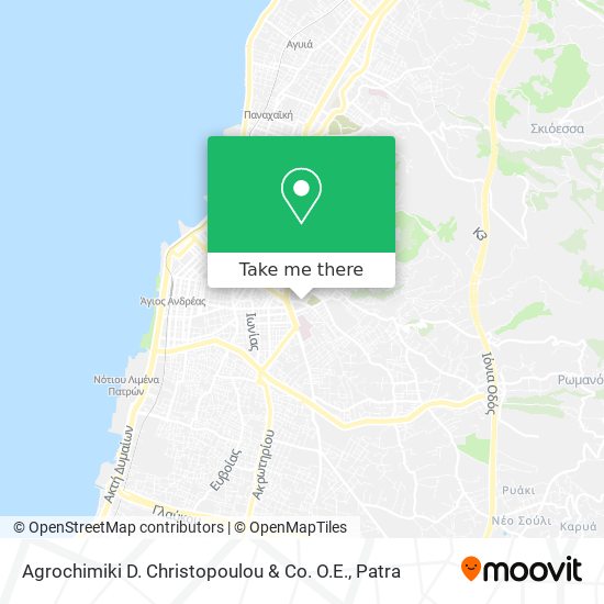 Agrochimiki D. Christopoulou & Co. O.E. map