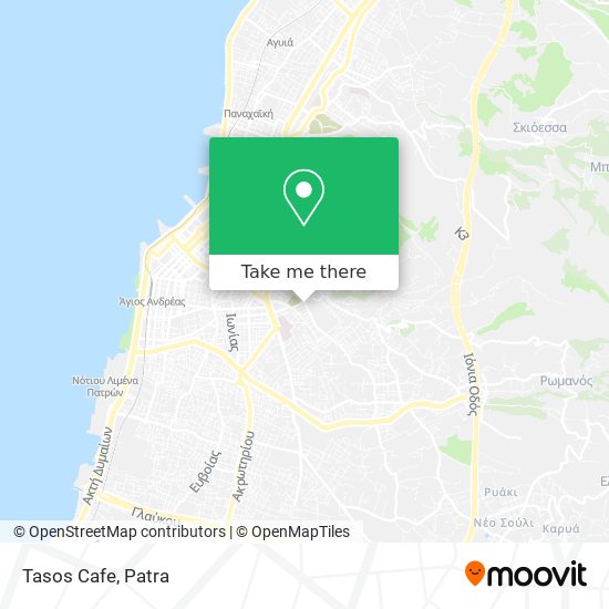 Tasos Cafe map