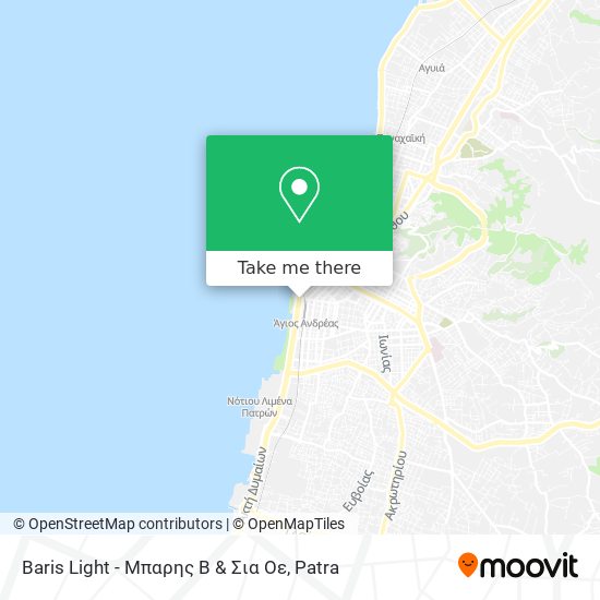 Baris Light - Μπαρης Β & Σια Οε map