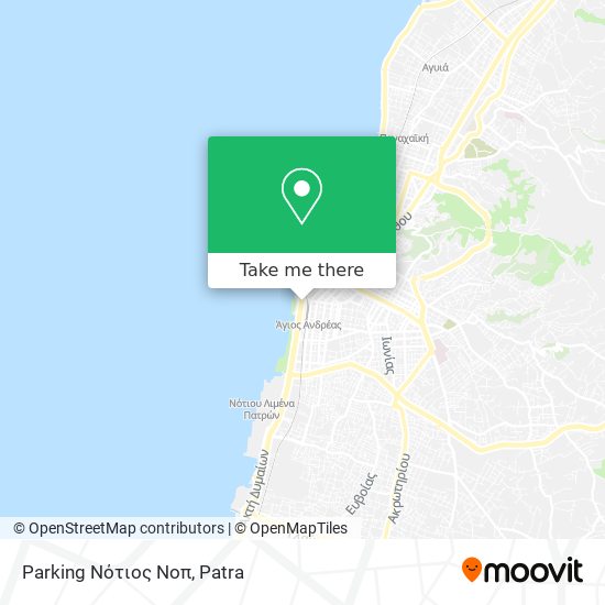 Parking Νότιος Νοπ map