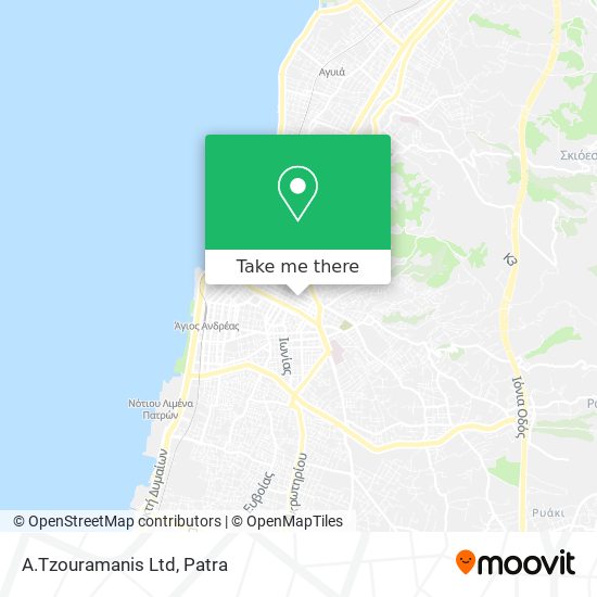 A.Tzouramanis Ltd map